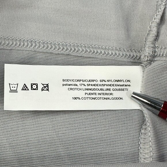 Bali Women's Size Large 7 Panty Hi Cut Smoothing Gray New Without Tags - Picture 4 of 7